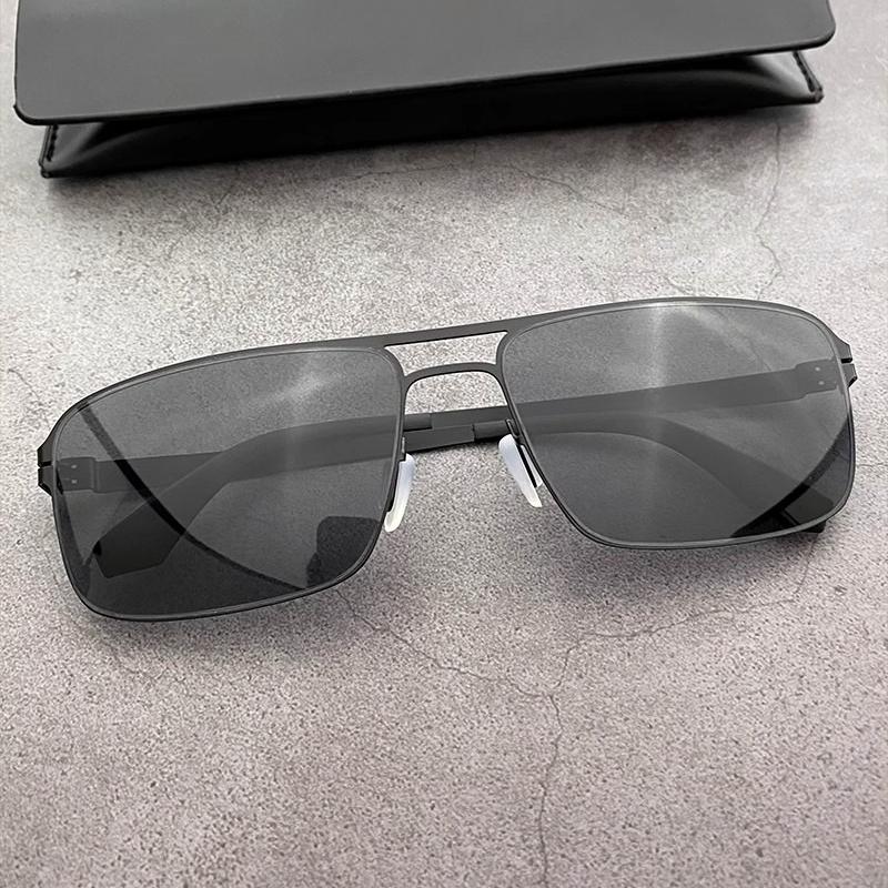 Non-polarized Vintage FULL Fram Square Sunglasses Women Men Sunscreen Driving Eyeglasses