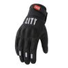 Motorcycle riding gloves fleece windproof night reflective locomotive gloves men's and women's winter warm equipment