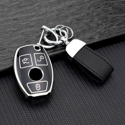 Soft TPU Car Key Case for Mercedes-Benz C E A S Class GLC GLA GLS GLK CLS CLA W205 W204 W212 W221 W176 W463 Key Cover Keychain