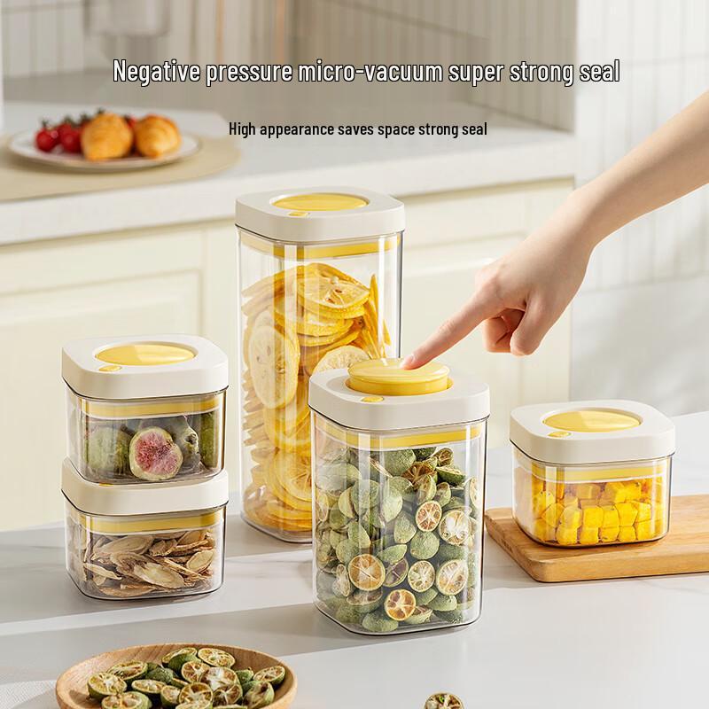 Press-Type Vacuum Seal Food Storage Container