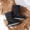 TUINANLE Winter Men's Large Size Plus Velvet Rubber Bottom Winter Shoes Men's Winter Snow Boots High Top