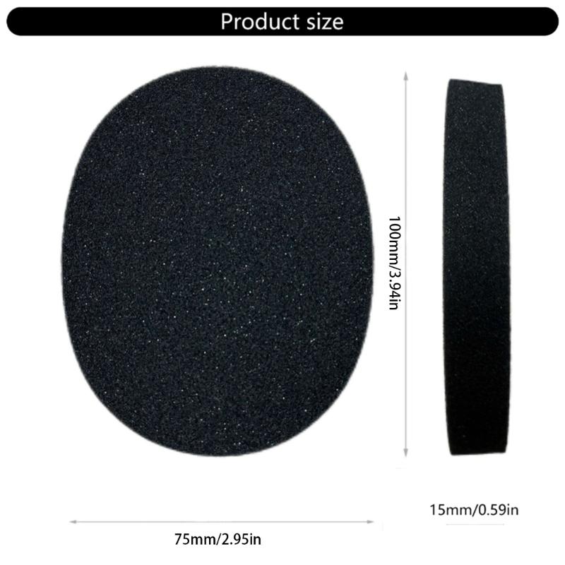 Noise Isolating Ear Cushions For X4A H6A Headphones Washable Breathable Foam Earpads Durability Comfort