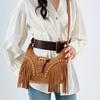 Summer Niche Retro Hot Girl Vintage Rivet Commuting Versatile Single-shoulder Crossbody Underarm Bag