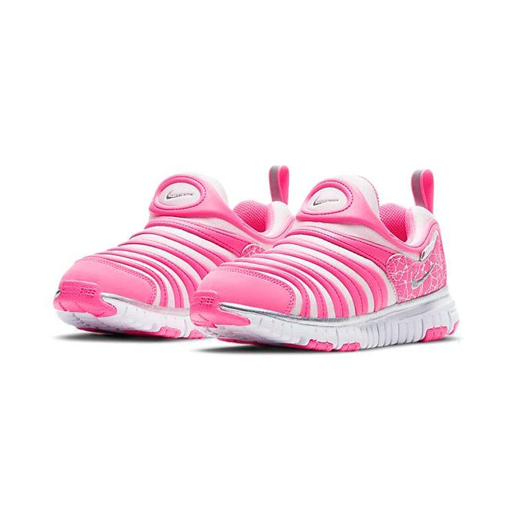 Nike Dynamo Free Low top Sports Casual Shoes Pink White Children Aged 3 7 Years Old DC3272-606