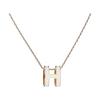 Love Home High-Quality CNC Gold-Plated 'H' Choker Necklace - Available In Rose Gold, White, Milk Tea Colors & Various Sizes