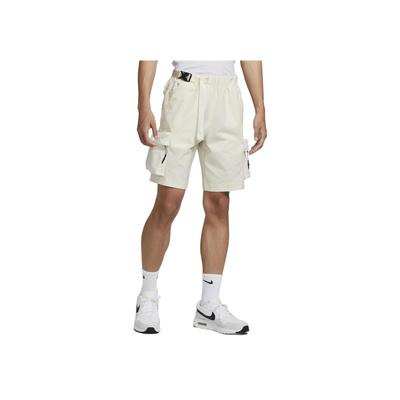 Sportbekleidung Einfarbig Gewebt Funktionelle Cargo-Shorts Herren Unterteile Blass-Elfenbein FN0464-118