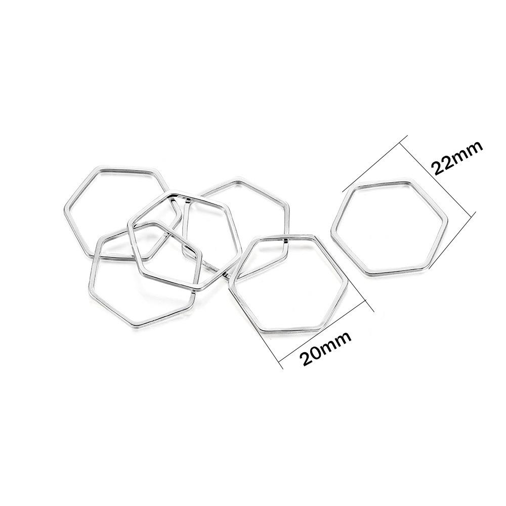 DIY Heart & Pentagram Metal Bezel Epoxy Alloy Frames for Jewelry Making
