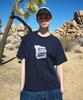 MINIMALPROJECT Retro Artwork Short Sleeve T-Shirt Mst172 [Navy]