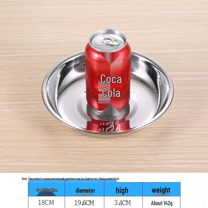 Qianxing 304 Stainless Steel Round Plate Set