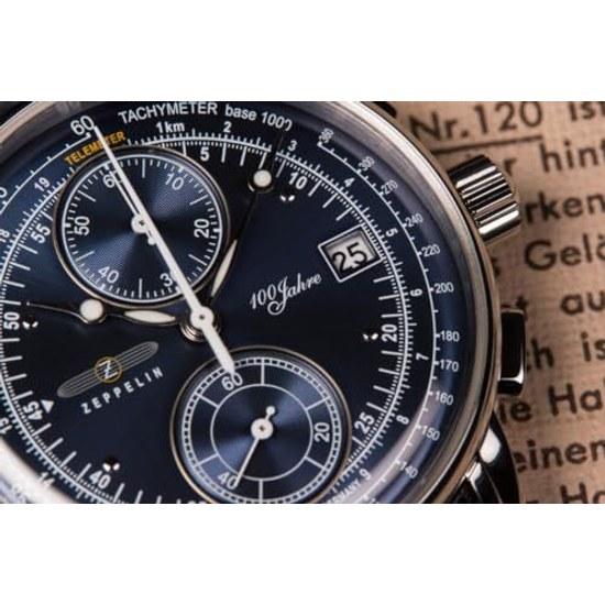 ZEPPELIN Watch 100th Anniversary Blue Dial 86703 Mens Parallel Import Item
