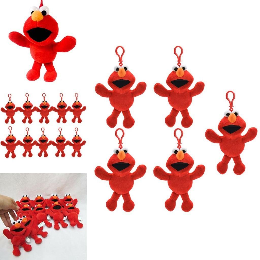 Peluche Rosso di Elmo da Sesame Street Giocattolo Morbido Riempito Ideale per Bambini