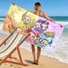 Ojamajo Doremi Print Beach Towel, Large Soft Quick Dry Towel for Beach Camping Swimming