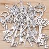 10 Farben DIY Steampunk Schlüsselanhänger Charms – Zufällig 30g, 50g, 100g Legierungs-Schmuckzubehör