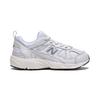 New Balance NB 878 Synthetic Leather Comfortable Abrasion Resistant Breathable Low Top Kids' Running Shoes Ecru PV878KN1