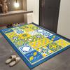 Tile Entrance Door Dirt-Resistant Bathroom Floor Mat Household Foot Mat Door Wear-Resistant Floor Mat