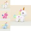 Colorful Unicorn Plush Keychain Soft Toy Cute Wedding And Bag Accessory