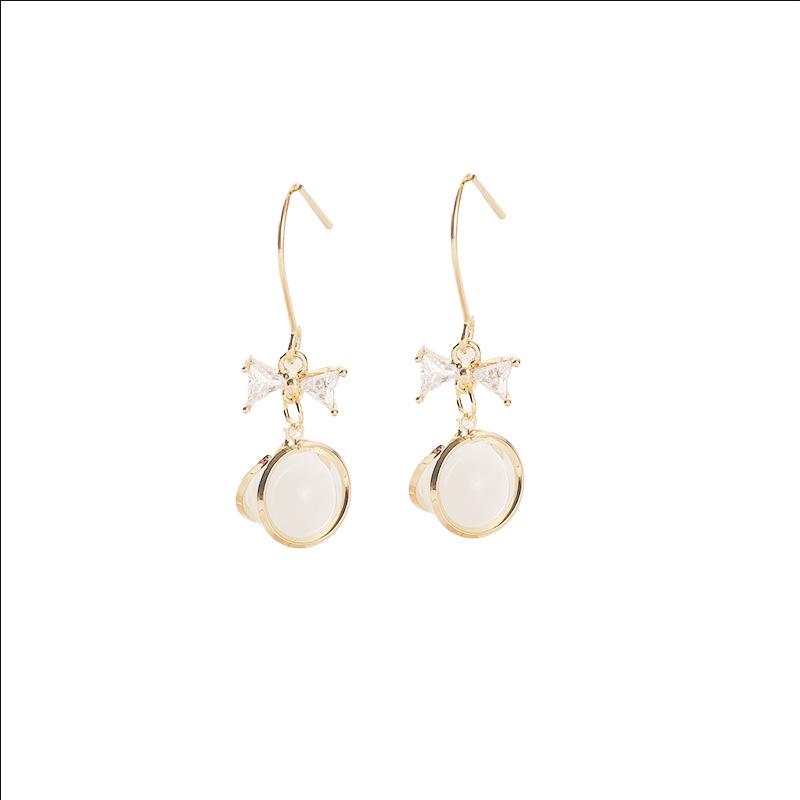 2022 Trendy Cat's Eye Bow Earrings for Women - Versatile and Influencer Approved Fashion Jewelry