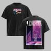 Maglietta Invincible Mark and Eve Tee Lavaggio Acido Regalo per Fan dei Fumetti Top Uomo Abbigliamento