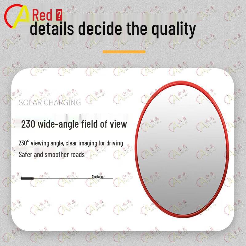 Convex Traffic Safety Mirror