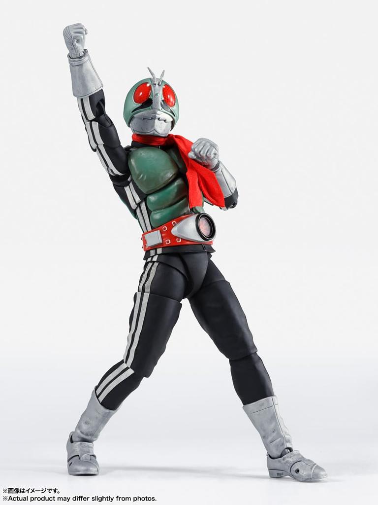 TAMASHII NATIONS Bone Carving Kamen Rider New 1 Glorious Showa Rider Edition Press Limited Edition Base Approximately 145mm PVC ABS Fabric Painted