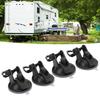 4 Stück Auto-Zelt-Saugnapf Starke Adsorptionskapazität Tragbar Mehrzweck Robustes Saugnapf für Outdoor-Reisen