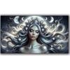 Flower Woman 5d Landscape Abstract Diy Diamond Painting Full Square Round Dark Princess Diamond Mosaic Jewelry Cross Stitch