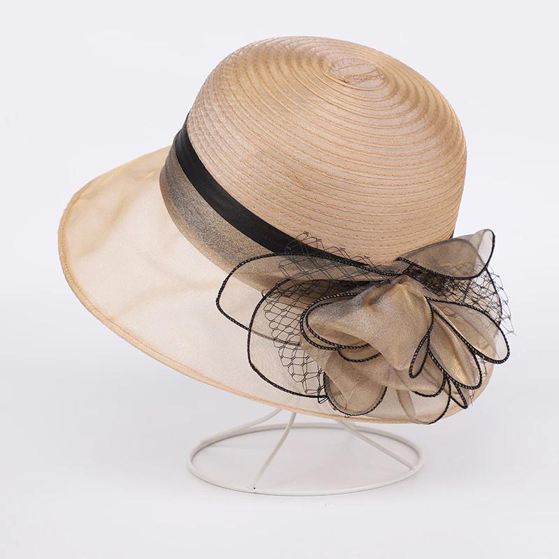 WTEMPO Mesh Patchwork Solid Color Casual Versatile Breathable Hats Summer Wide Brim Outdoor Travel Sun Hats