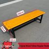 Jundingying 1.2m Solid Wood Long Bench