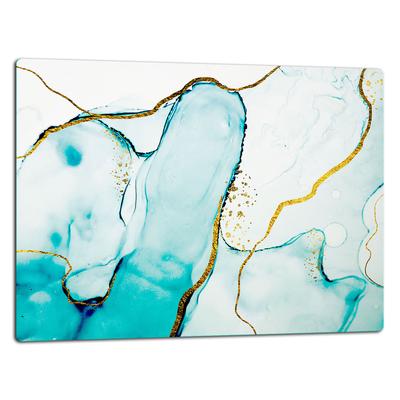Glasplatte Schneidebrett 52x40 Marmor