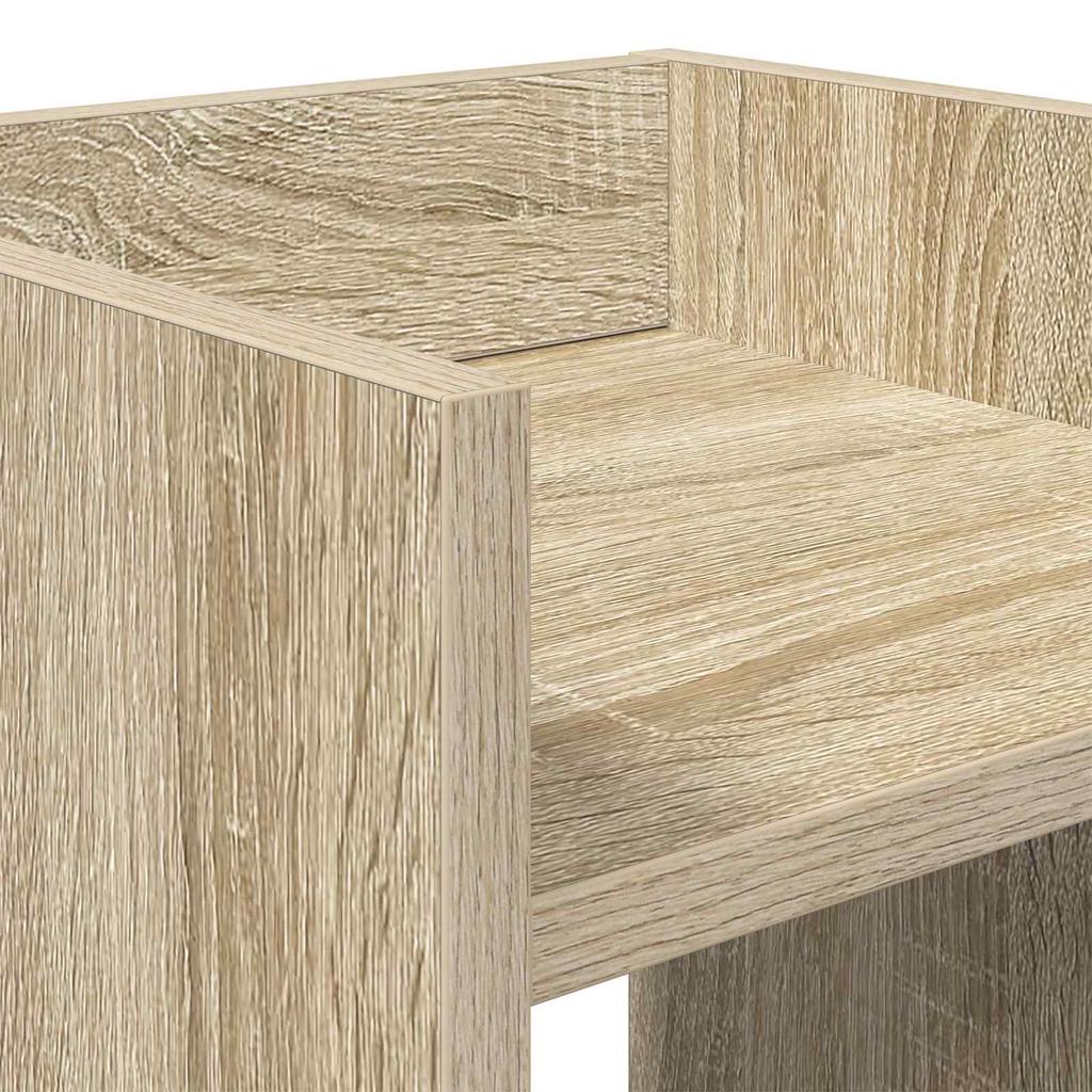 Plant Stand Sonoma Oak 30 x 30 x 100 cm Engineered Wood