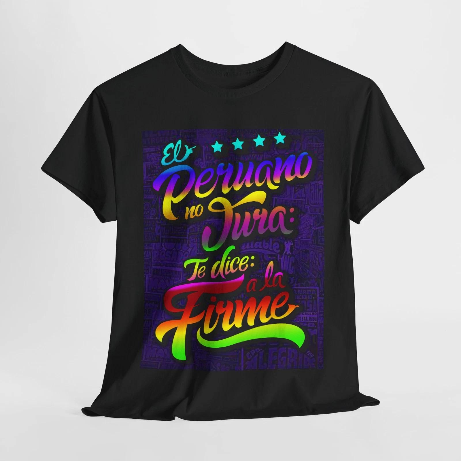 Peruvian SLANG Unisex Tee, Peru Street Culture Graphic Shirt, Hispanic Heritage 2XL