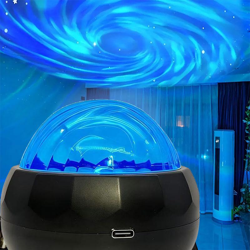 Aurora Galaxy Projector Light With Dynamic Colorful Star Projection Effect For Bedroom Home Party Relaxation Lighting