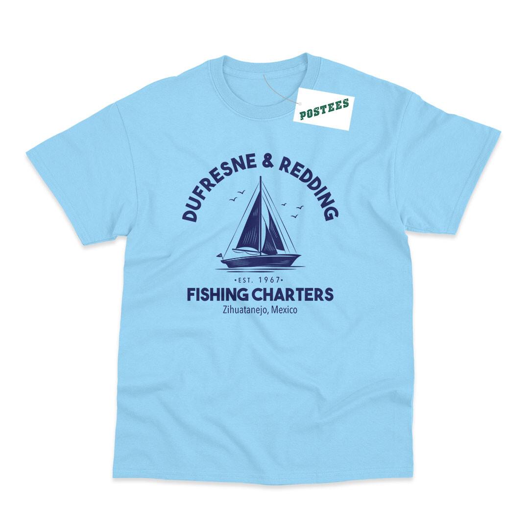 

26 Dufresne & Redding Fishing Inspired by Shawshank Redemption Printed T-Shirt Unisex T-Shirt XXXXL