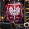 Wall Hanging Tapestry Poland Football Print Cloth for Living Room Bedroom Home Decor