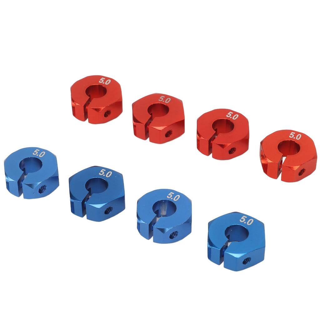 8PCS RC Wheel Hex Aluminum Alloy 12mm Wheel Drive Hex Hub Adapter with Pins for Redcat 1 10 RC Model Car Upgrade Parts