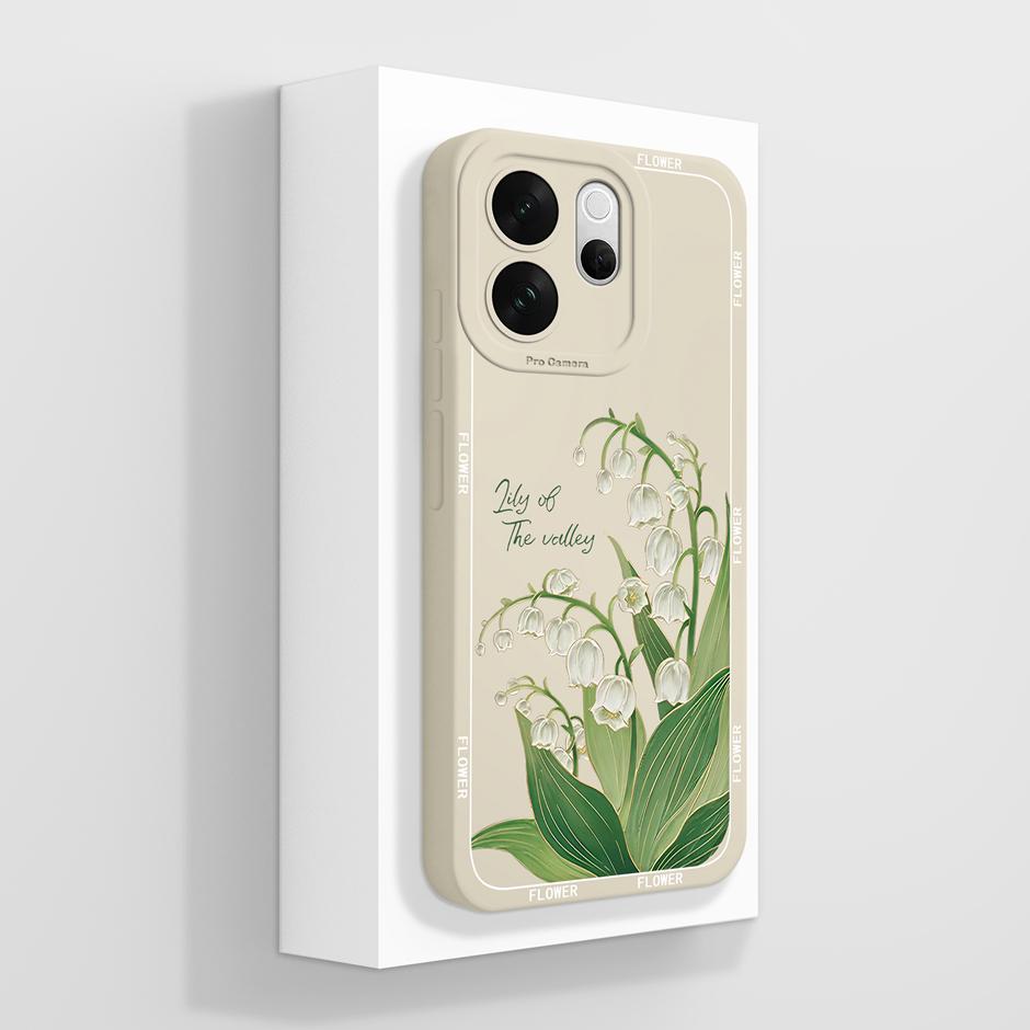 For VivoV70 V70Elite V70FE Case Love Heart Flower Dustproof Drop-Resistant Minimalist Protector For Vivo V70 FE Elite Capinha