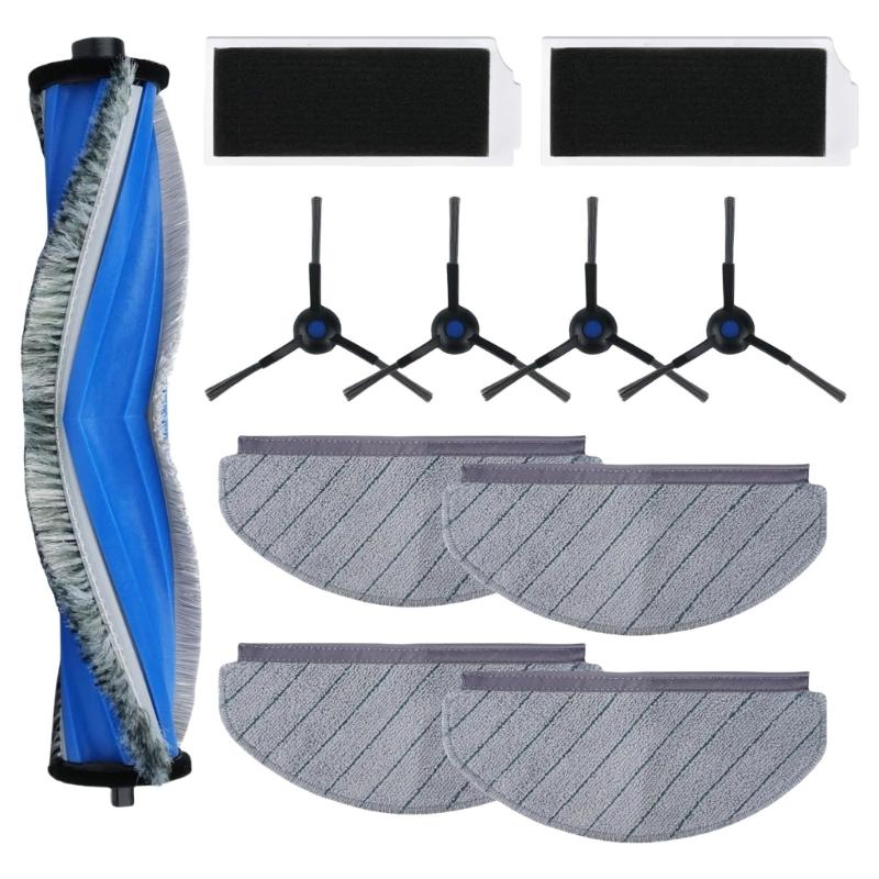 Sweeping Robot Side Brush Sweeping Robot Spare Part Mop Cloth Main Brush Replacement Accessories Plastic Texture 1