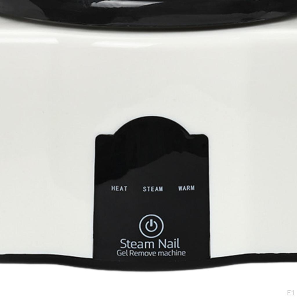 Steam Nail Polish Remover Machine Electric 36W for Beauty Salon Home Use EUR