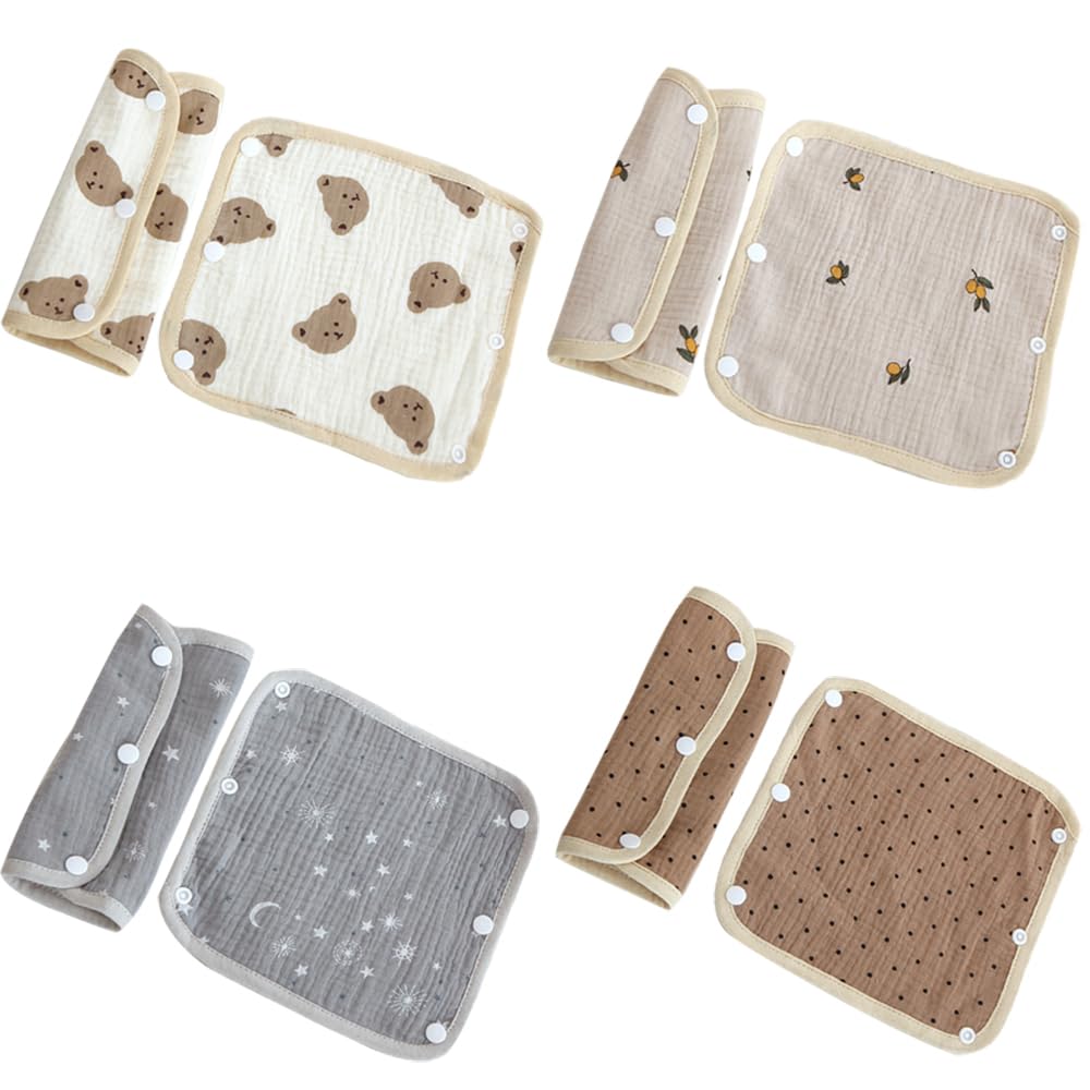 

Baby Carrier Drool Bib Cotton Drool Pad Great for Going Great Baby Shower 8 Pieces [Utsukusi] Cover, Cover, Cover, 4-ply Gauze, Baby, Set, Soft, чорний