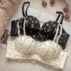 Small Breasts Gathered Women's Underwear Flat Chest Collection Side Breast Anti-sagging No Steel Ring Embossed Women's Bra