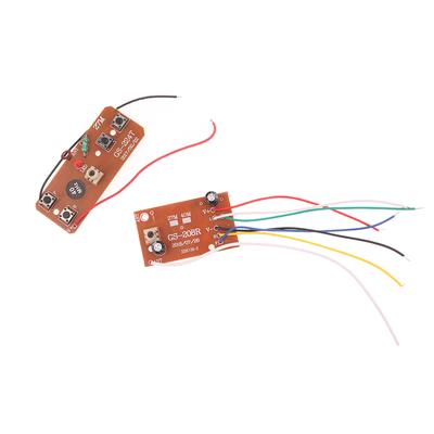 1 Satz Leiterplatte 40M 4-Kanal Pcb Empfänger Controller Modul Für Rc Autozubehör Diy Rc Flugzeug Fernbedienung Spielzeug
