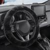 Car Steering Wheel Cover Without Inner Ring In Winter Warm Plush Non-slip Without Inner Ring Steering Wheel Cover Handlebar Cove