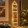 Christmas Climbing Ladder Lights with Remote Control and 8 Lighting Modes