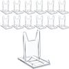 ABYN-12 Pack Acrylic Bookshelf For Display Tablet Stand For Home Office Photo Album CD Magazine Postcard Picture Artwork