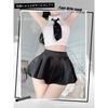 Domila Sex Underwear Uniform Seduction Student Wear Wholesale Sex Uniform Passion Sexy Secretary Split