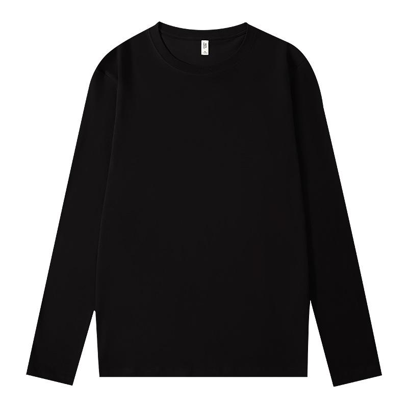Men's Heavyweight Long Sleeve Cotton T-shirt: Versatile, Loose-Fit Base Layer for Autumn/Winter 2025
