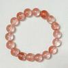 Kristall Perlen Armbänder für Damen 8mm 10mm Runde Perlen Naturstein Chalcedon Armreif Halbedelstein Schmuck Geschenke
