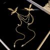 Chinese Style Fire Phoenix Brooch Pins Delicate Long Fringe Brooches For Women Men Animal Bird Corsage Clothes Accessories Gifts