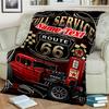 1PC Custom Name Route Full Service Outdooor Flannel Blankets Throw Blanket All-Season Throw Gift Bedspread for Couch, Bed, Camping Holiday Birthday Gi
