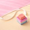 Portable Pocket Stress Relieving Toy with Button Lanyard Anxiety Alleviation for Daily Commute Travel Gifts
